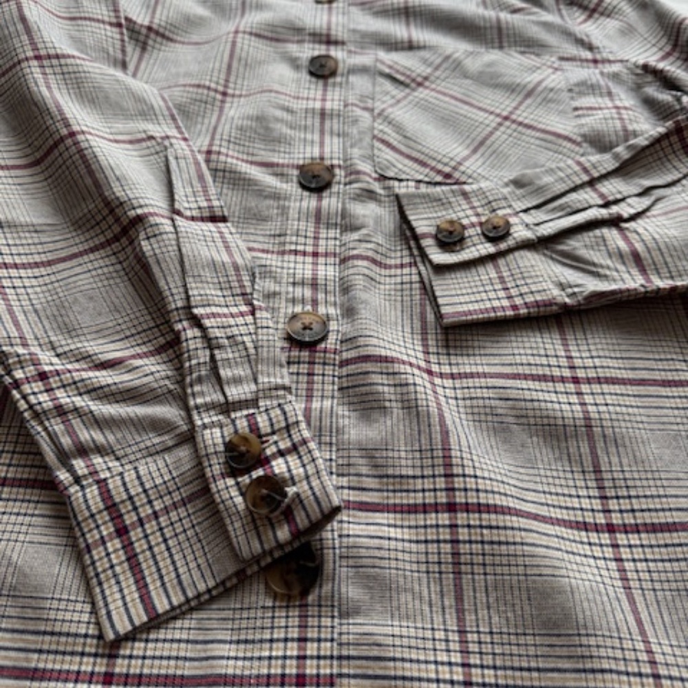 HUDSON NORTH By Hudson Bay  Plaid Flannel Shirt Dress - NEW - Size S
